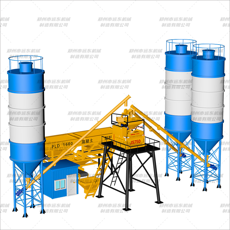 HZS35(750+2仓)混凝土搅拌站(图3) HZS35(750+2仓)混凝土搅拌站(图3)